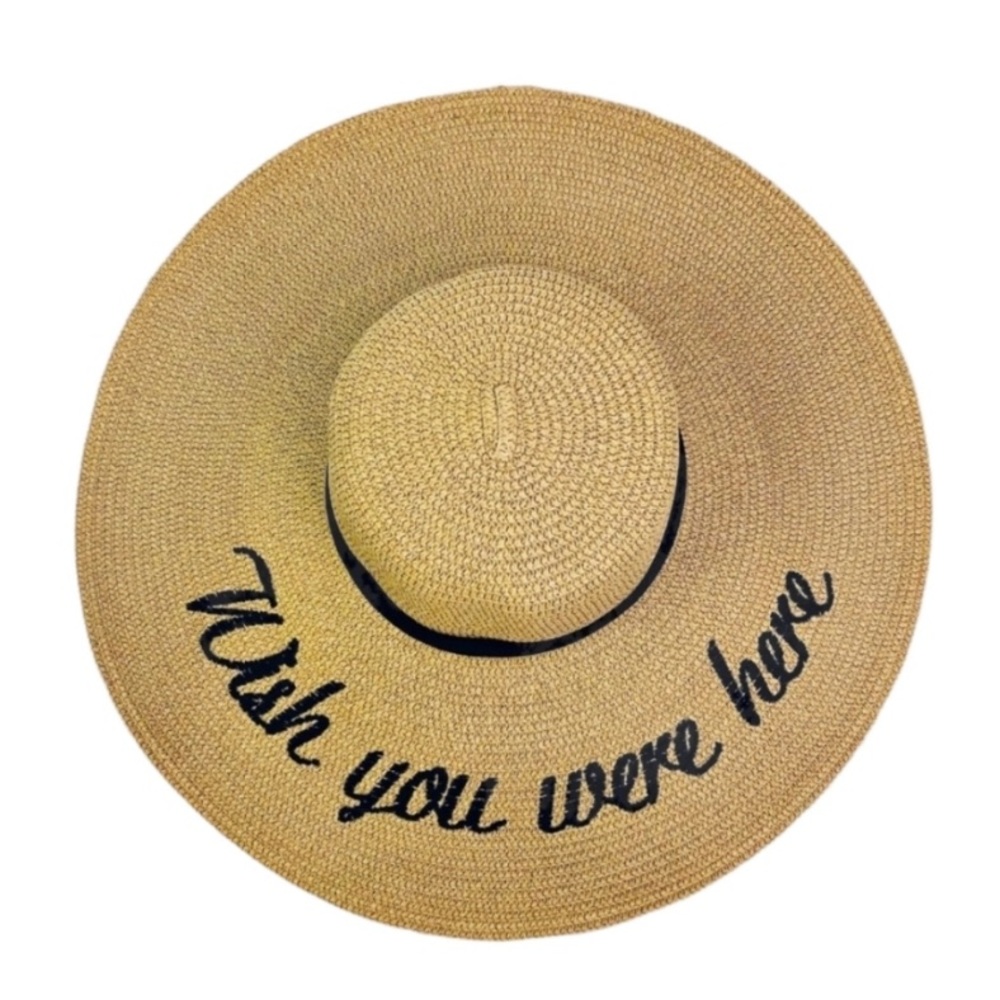 NWT Beach Hat Honeymoon Tropical Floppy